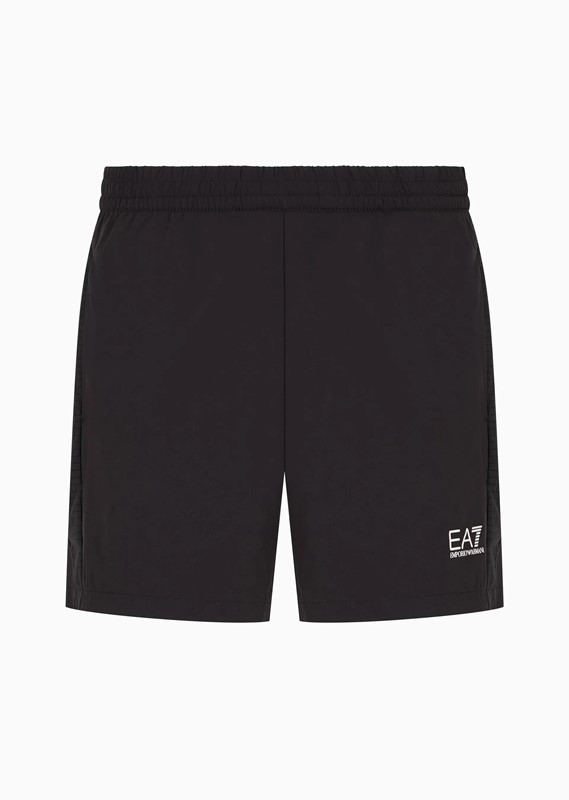 Short nero con inserto